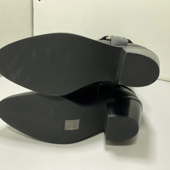 NEW SEE BY CHLOE Women's Western Boots – Black Leather, Size 9 - Picture 11 of 16